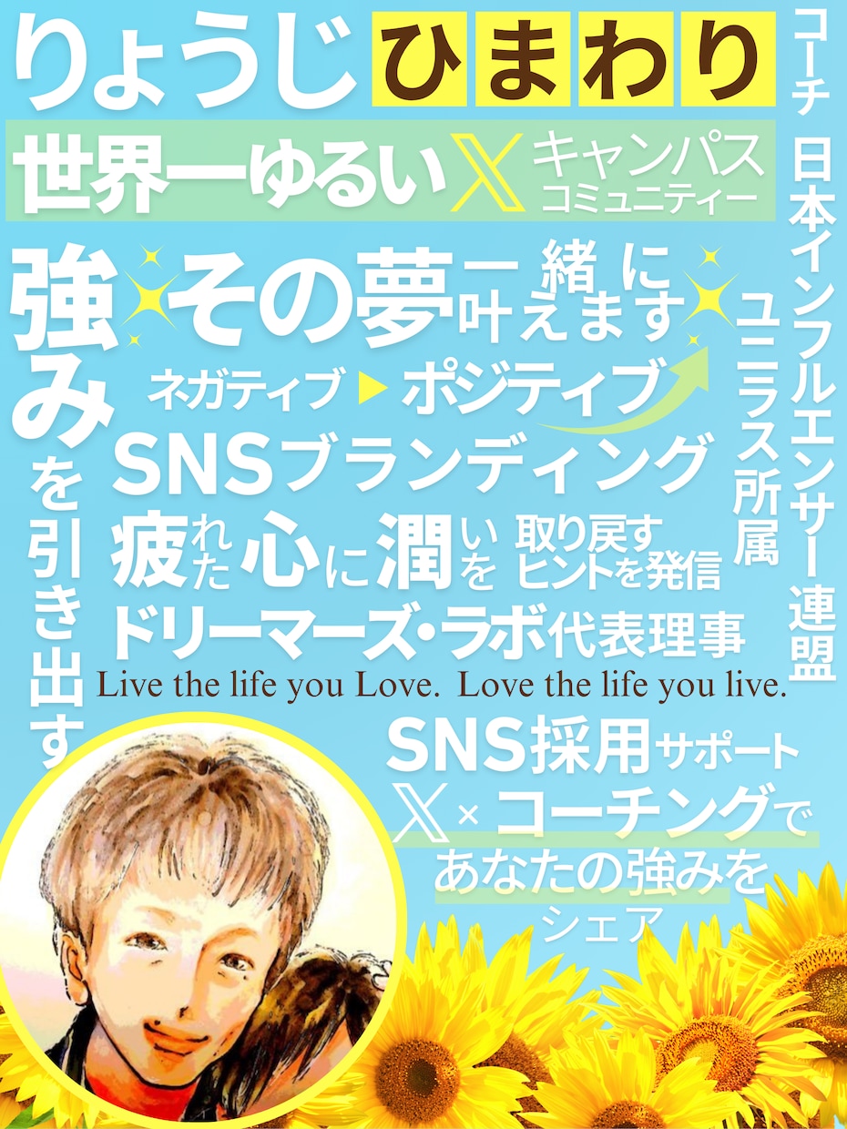 タイポグラフィーでデザインを楽しむ事が出来ます 自己紹介を取り入れて文字でオリジナルデザイン！ヘッダーにも イメージ7