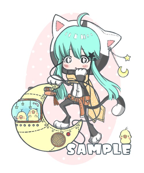 猫フードを被った女の子、男の子描きます ９月26日～10月末まで特別価格10名様サイズアップ無料 イメージ1