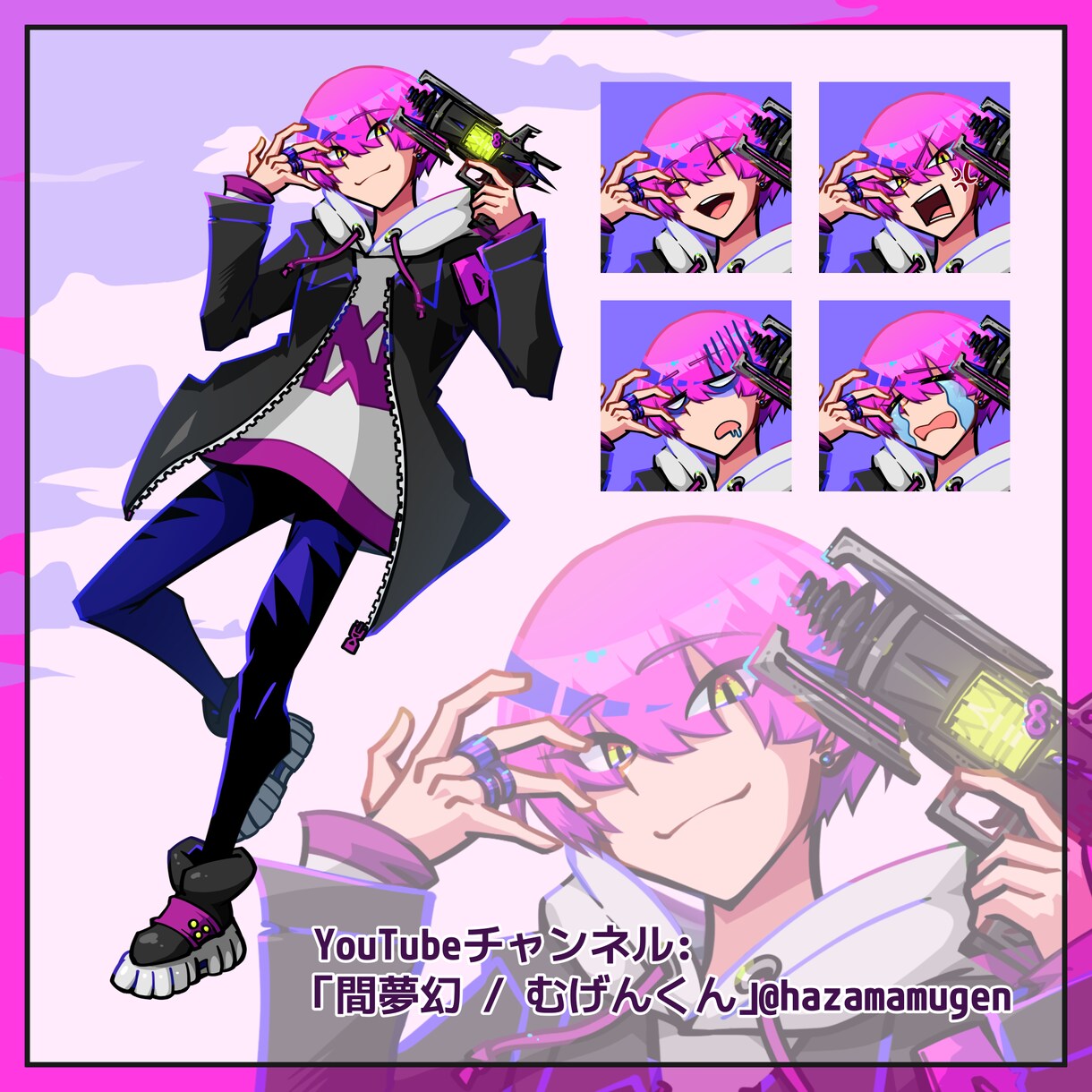 目を惹くカラフルなキャラクター立ち絵を制作します Vtuber・動画配信のアバターや創作などのイメージキャラに イメージ3