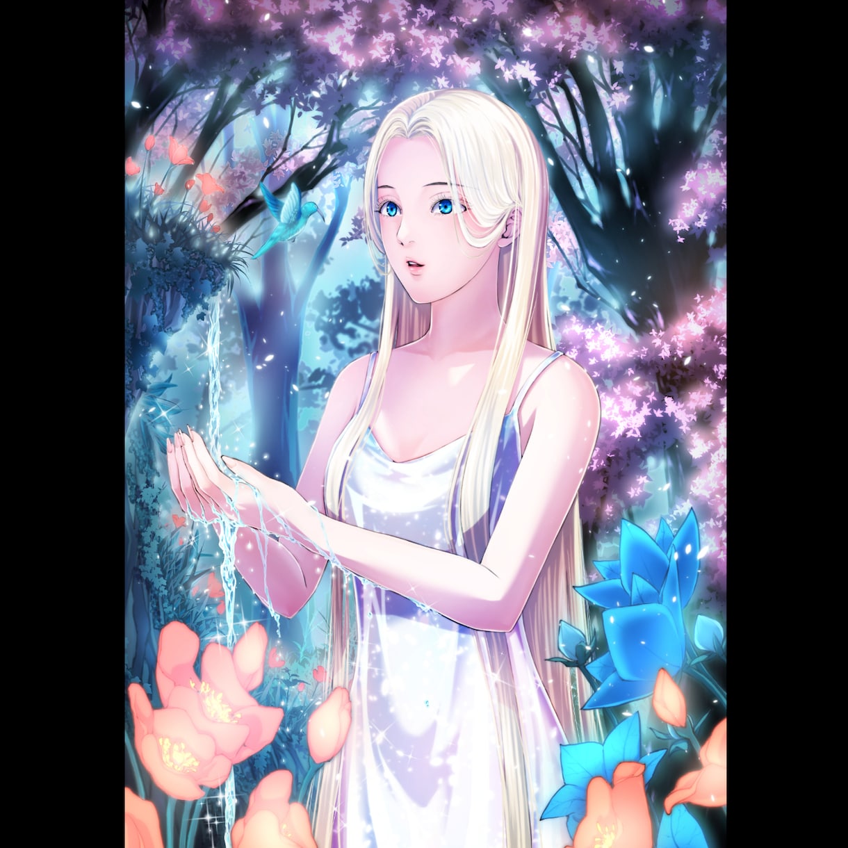 幻想的・ファンタジー系・キラキラ系イラスト描きます 色々な用途に！イラスト全般お描きします！ イメージ1