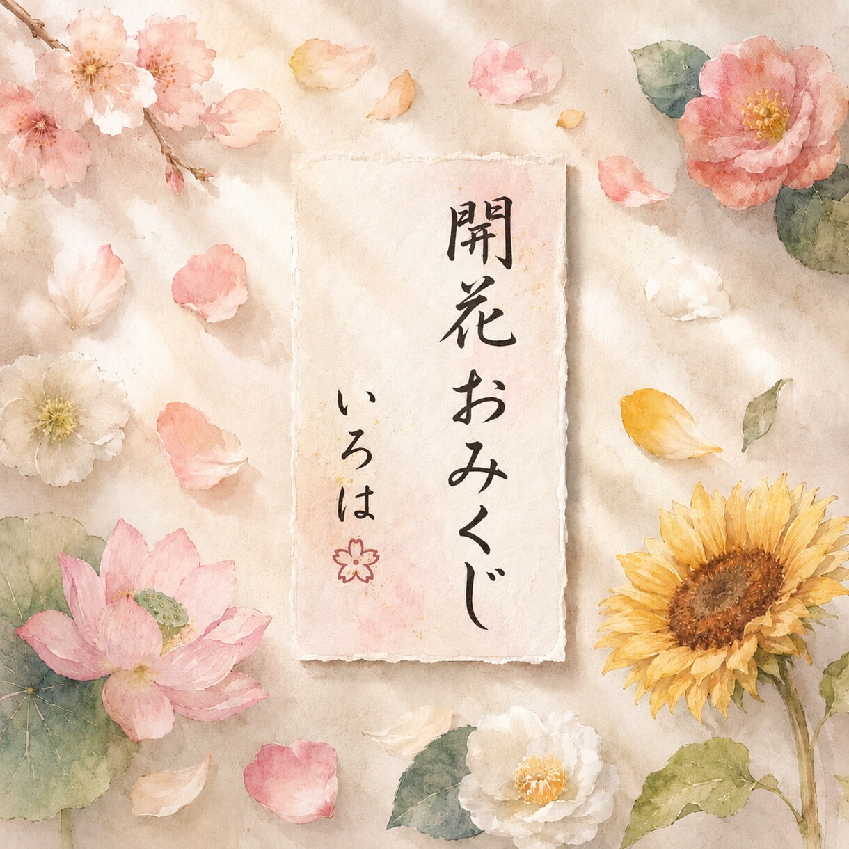生年月日から開花おみくじをお届けします 花の咲き読み師が引く、あなただけのおみくじ イメージ1