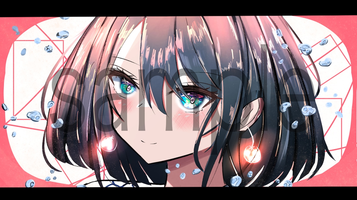 ＭＶなどのサムネイルイラストお描きします 雰囲気重視のイラストや可愛いイラストはいかがでしょうか！ イメージ4