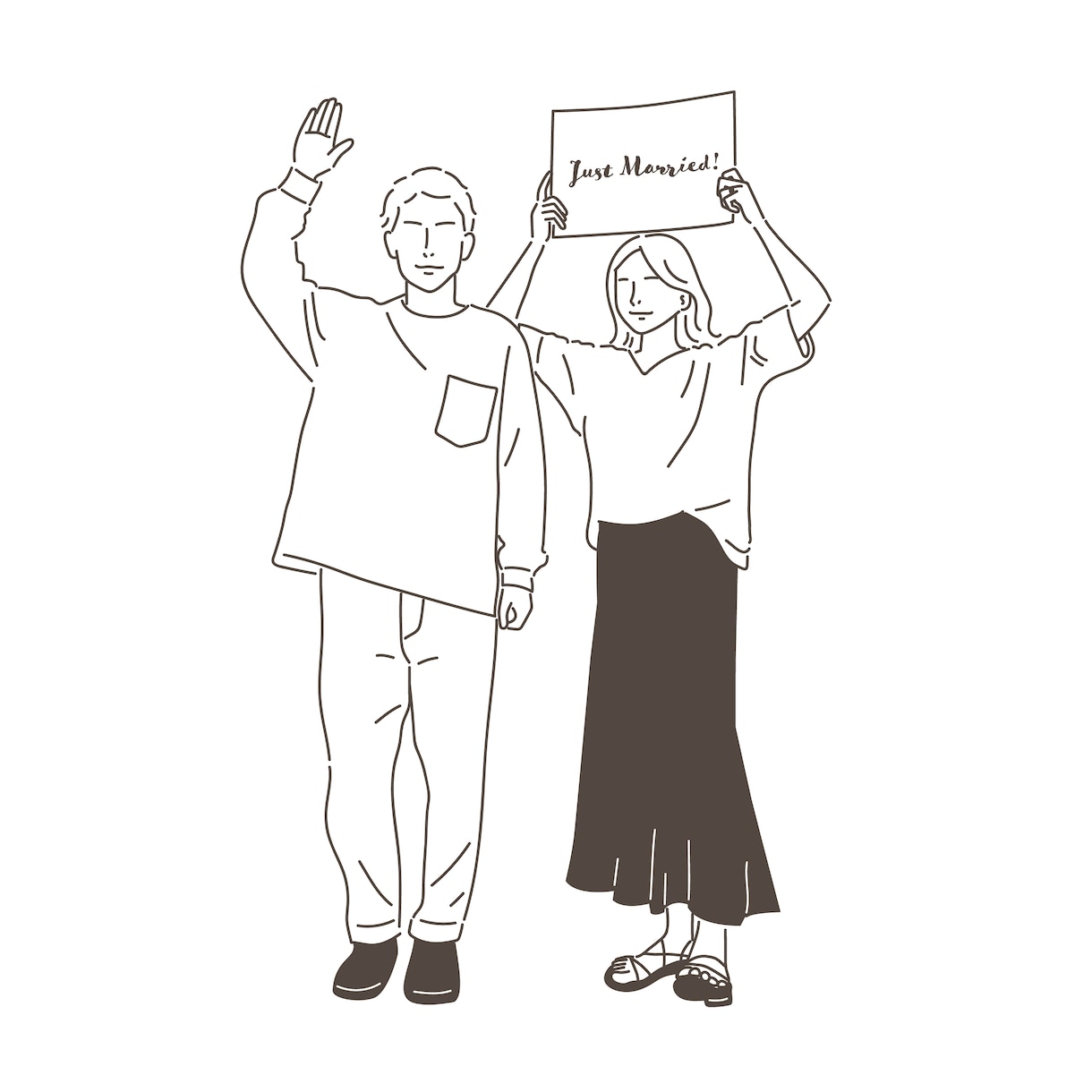お写真を元にシンプルな線画イラスト描きます 抽象的だけどどこか似てる、そんな雰囲気の線画を描きます！ イメージ5