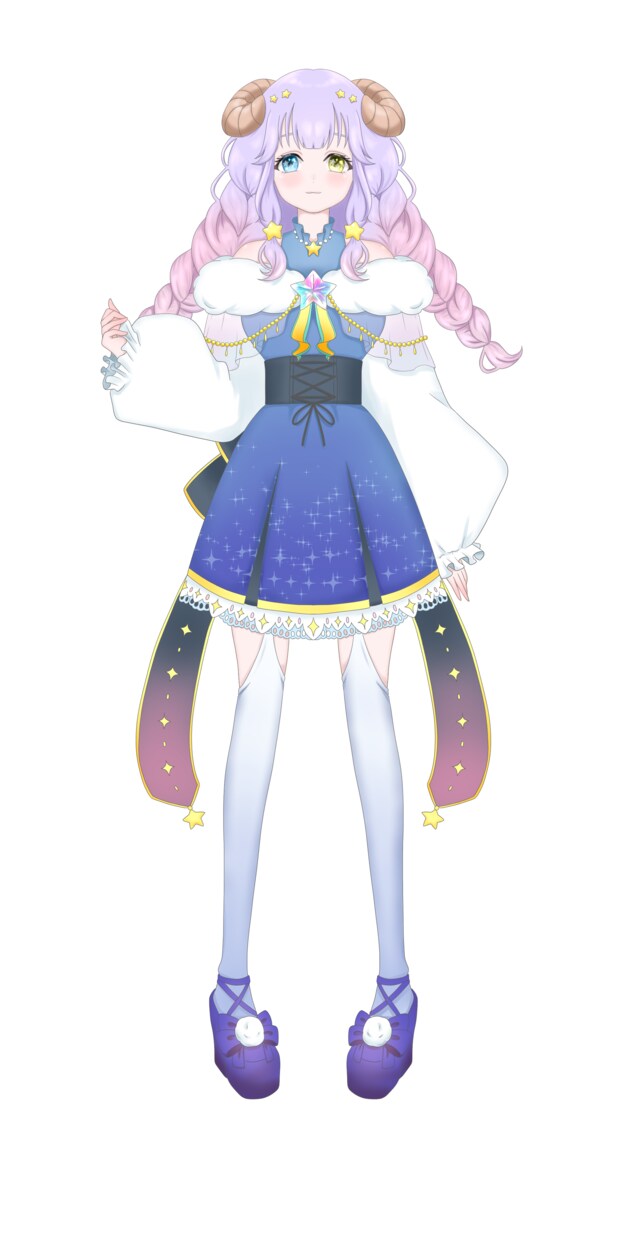 Vtuber作成いたします Vtuber用のキャラデザ～モデリングまで一括対応可能です イメージ4