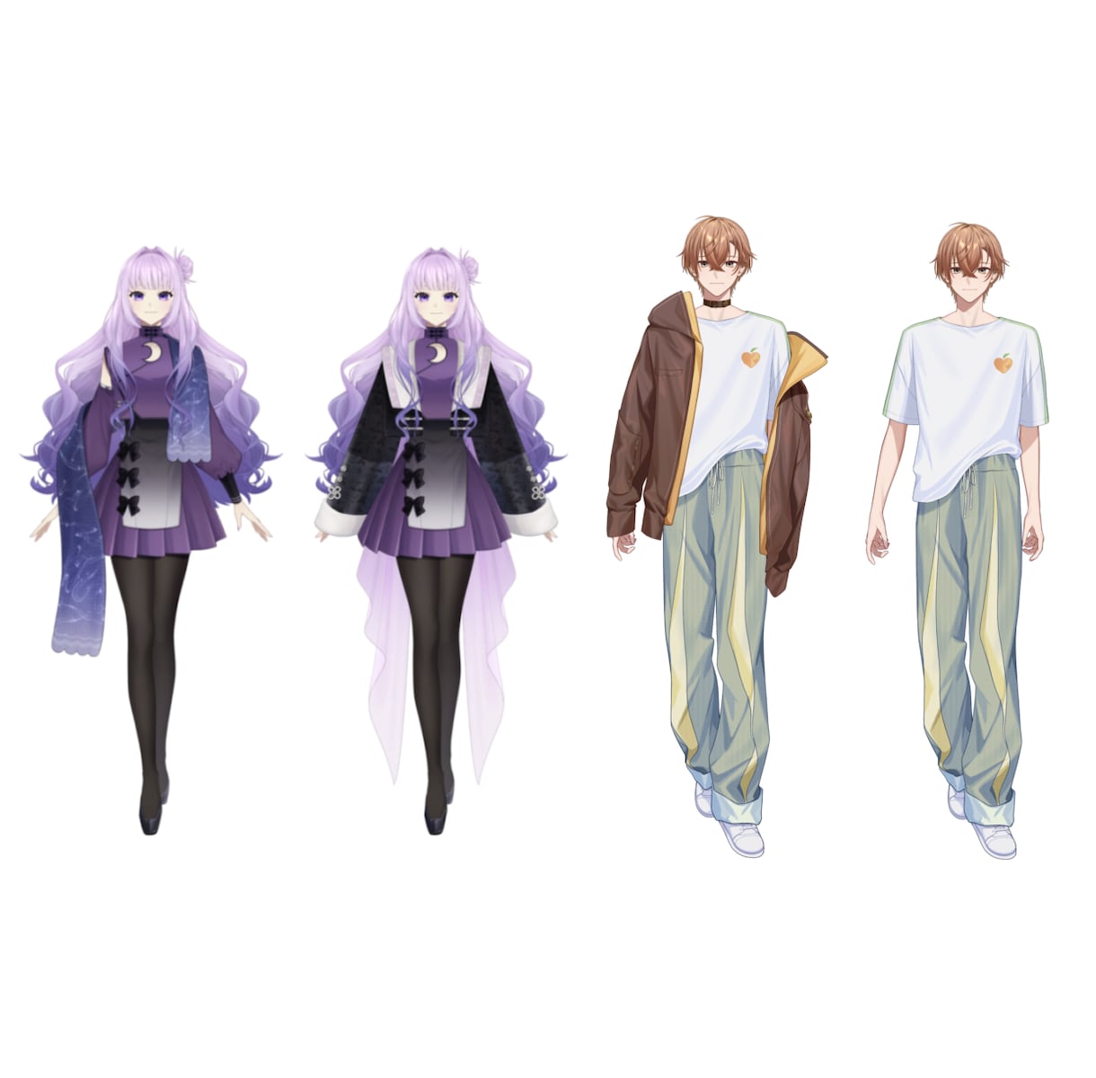 高品質！VTuber用パーツ分け立ち絵を制作します 3名様まで特別価格！実績集めにご協力をお願いいたします！ イメージ2
