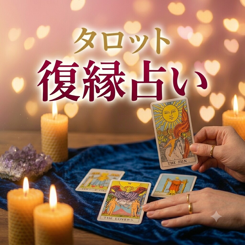 復縁したいあの人の気持ちタロットで占います 連絡時期と今できる一歩を丁寧に鑑定 イメージ1
