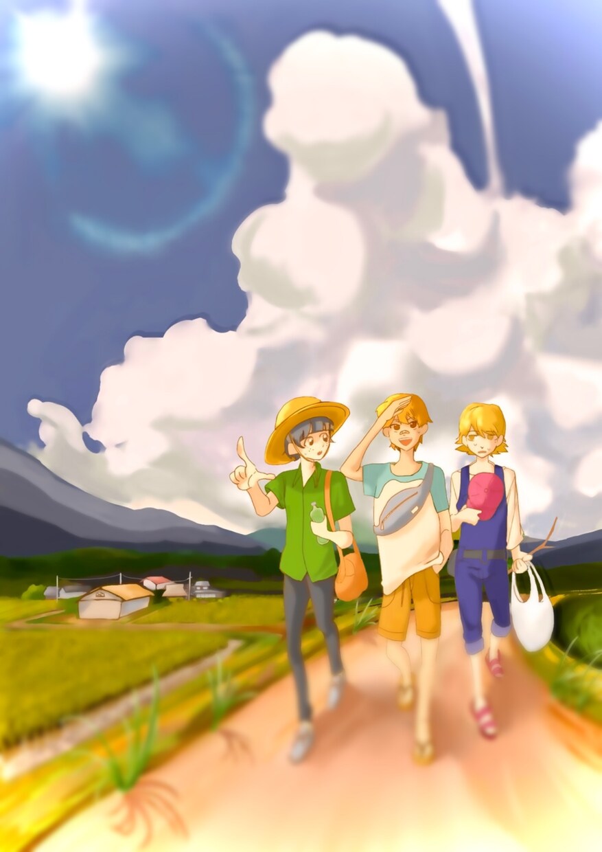 夏と少年のイラストを描きます Photoshop、sai、clipStudioなど使います イメージ2