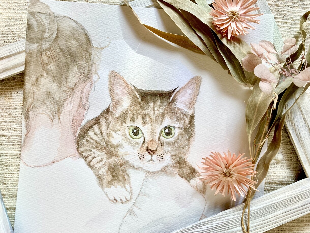 記念やプレゼントに◎！素敵な似顔絵をお描きします お写真をもとに、美しい色彩で思い出に残る一枚を残しませんか？ イメージ5