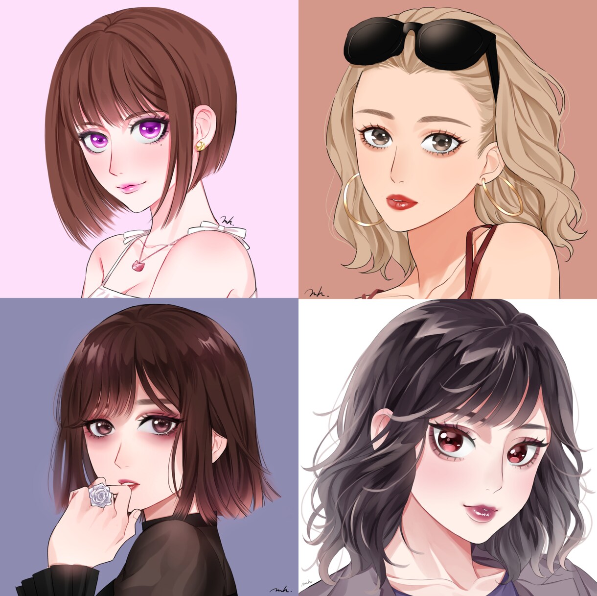 SNSで使えるイラスト描きます ！アイコンやヘッダーなどにおすすめ！ イメージ1