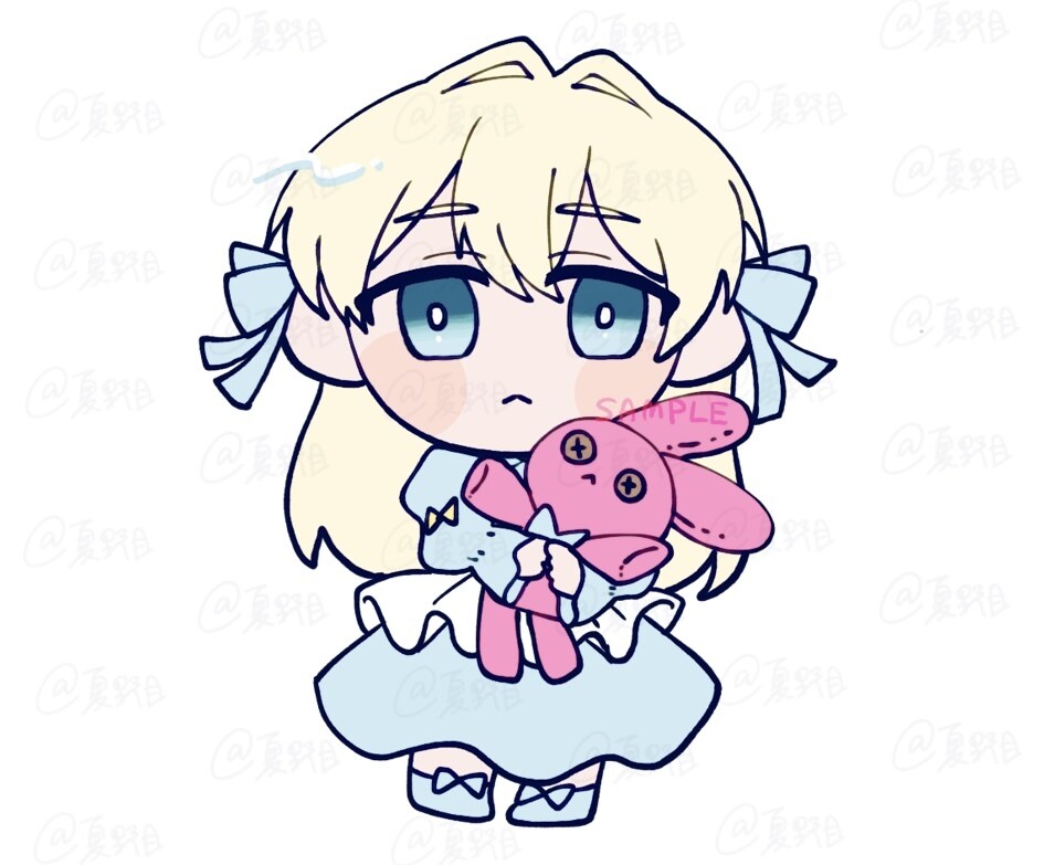 あなたのオリキャラ、ちびキャライラストにします アイコンなどに使える可愛らしいちびキャライラストを描きます！ イメージ4