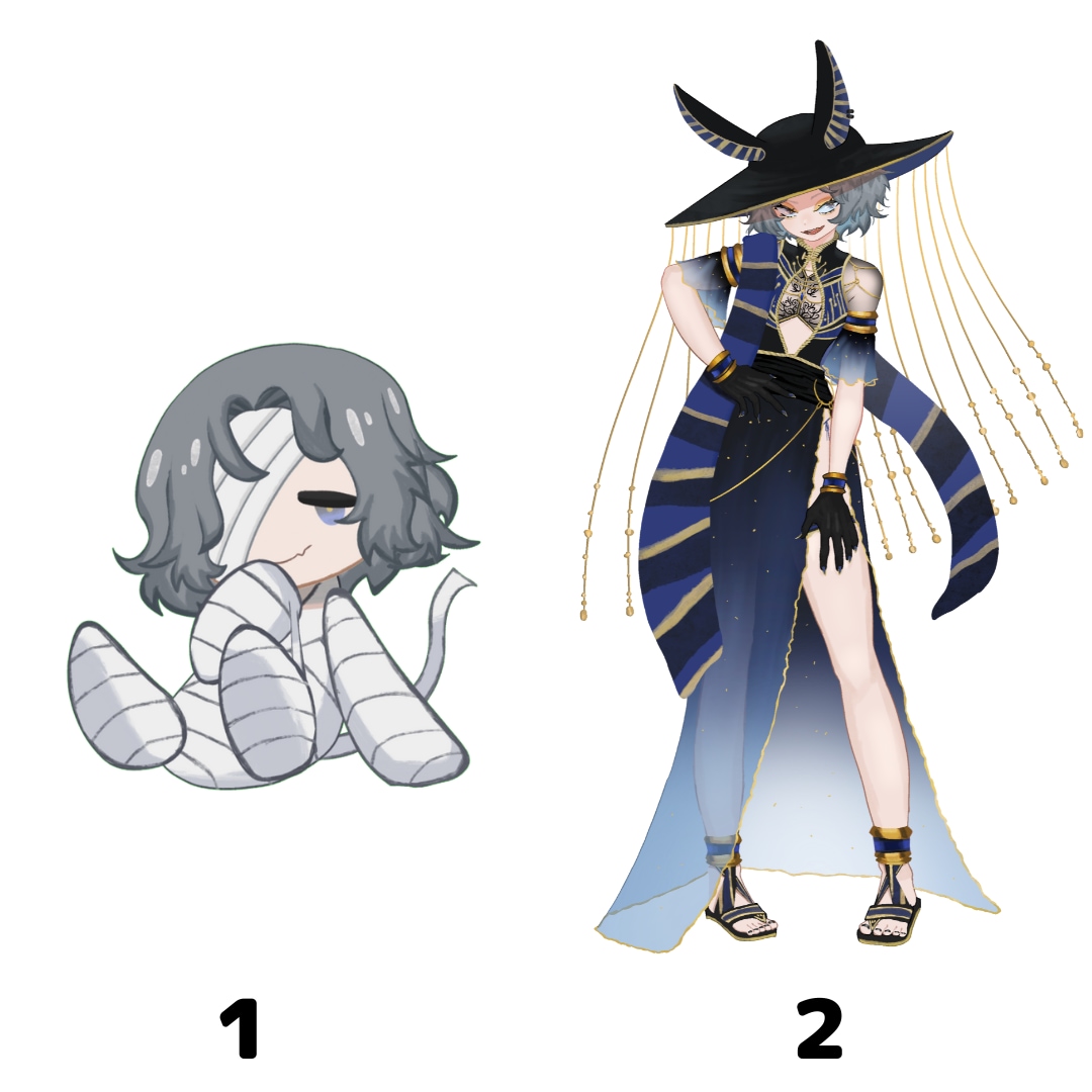 モデル依頼者限定・１枚絵イラスト作成します 〔 Vroid作成依頼者限定です〕 イメージ2