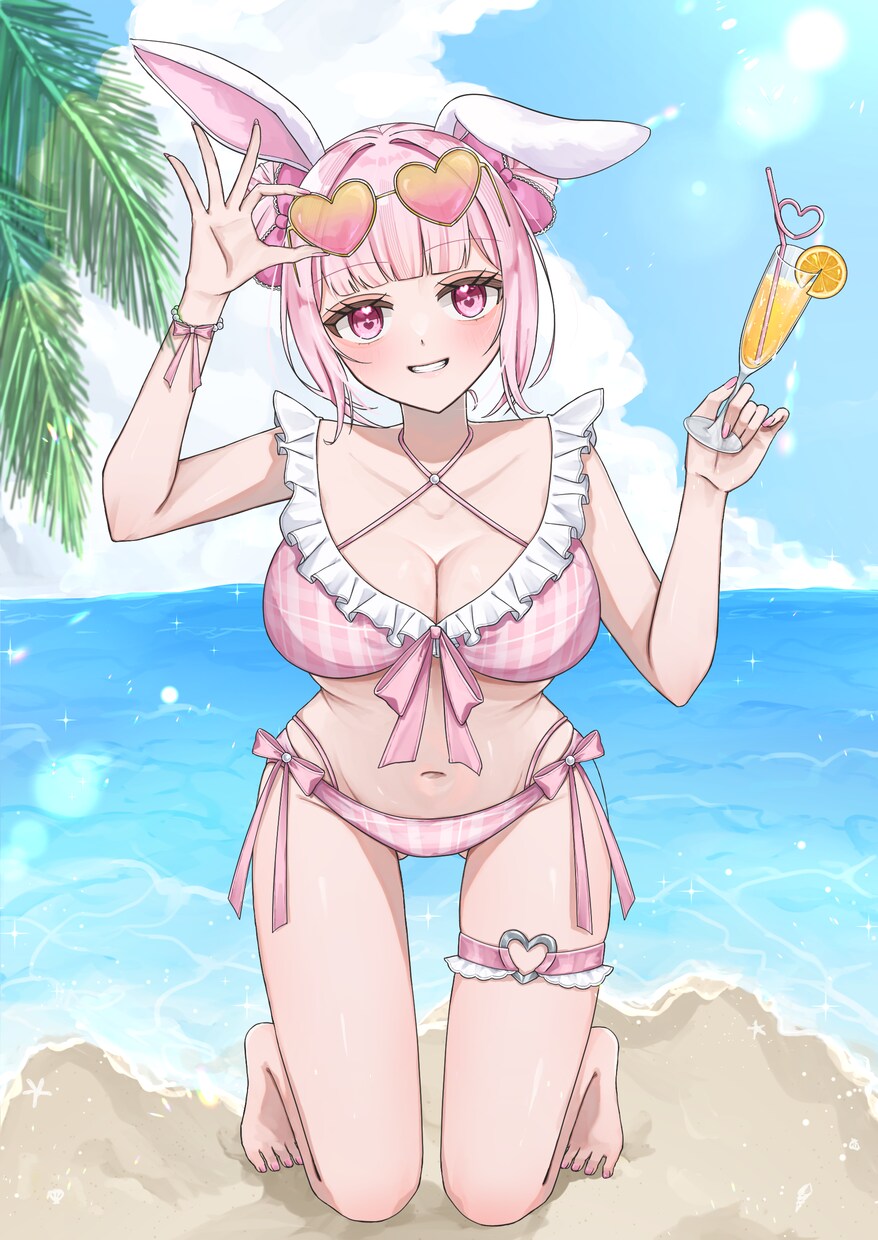 最短当日⭕️かわいい水着イラスト描きます 商用料金込み‼️夏にピッタリな水着量産イラストです！ イメージ3