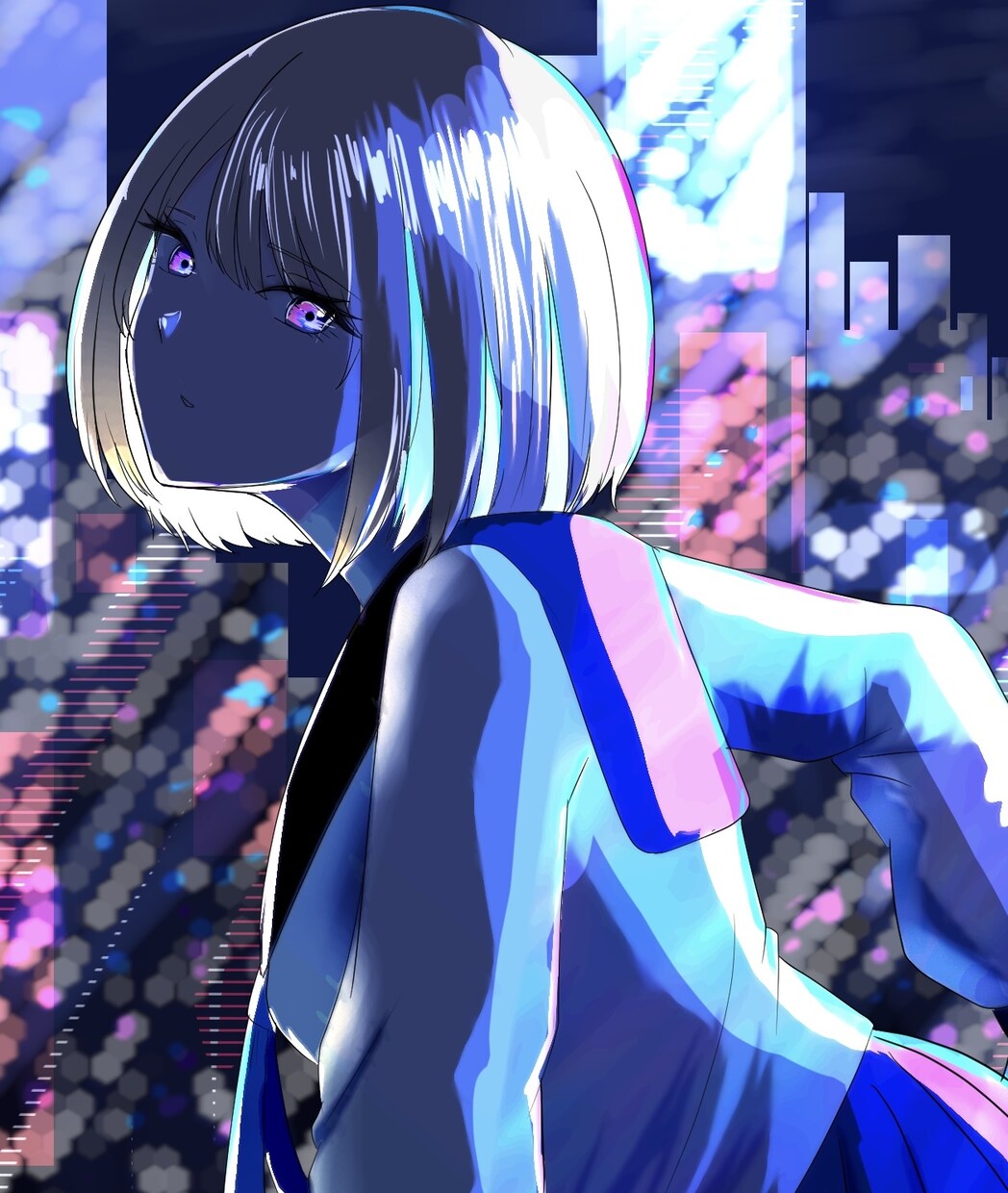 ボカロ・MV・用サムネイルのイラスト描きます ボカロの1枚絵 MVのイラスト  snsアイコンなど イメージ2