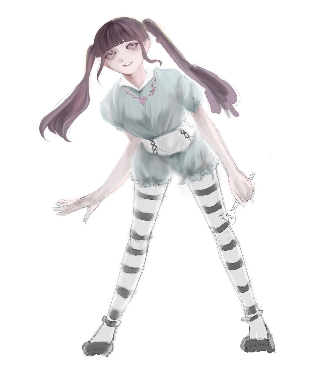 透明感があるイラストをえがいています 髪の毛の塗りにこだわっています イメージ3