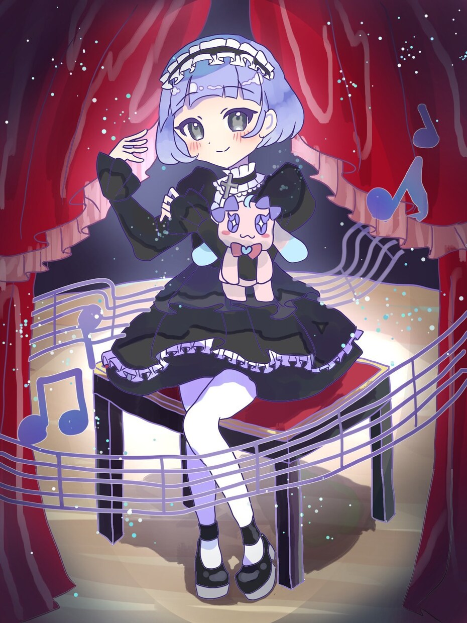 収益化動画利用OKなイラスト描きます キラキラ可愛いイラストを最短納期3日でお届けします！！ イメージ5