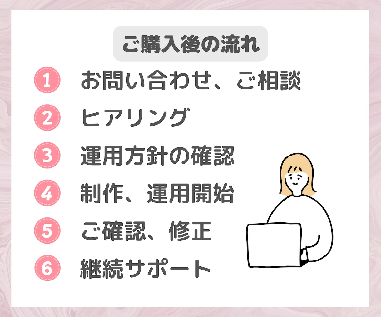 インスタのアカウント運用をします 「投稿するだけ」から卒業。インスタの運用をサポートします！ イメージ5