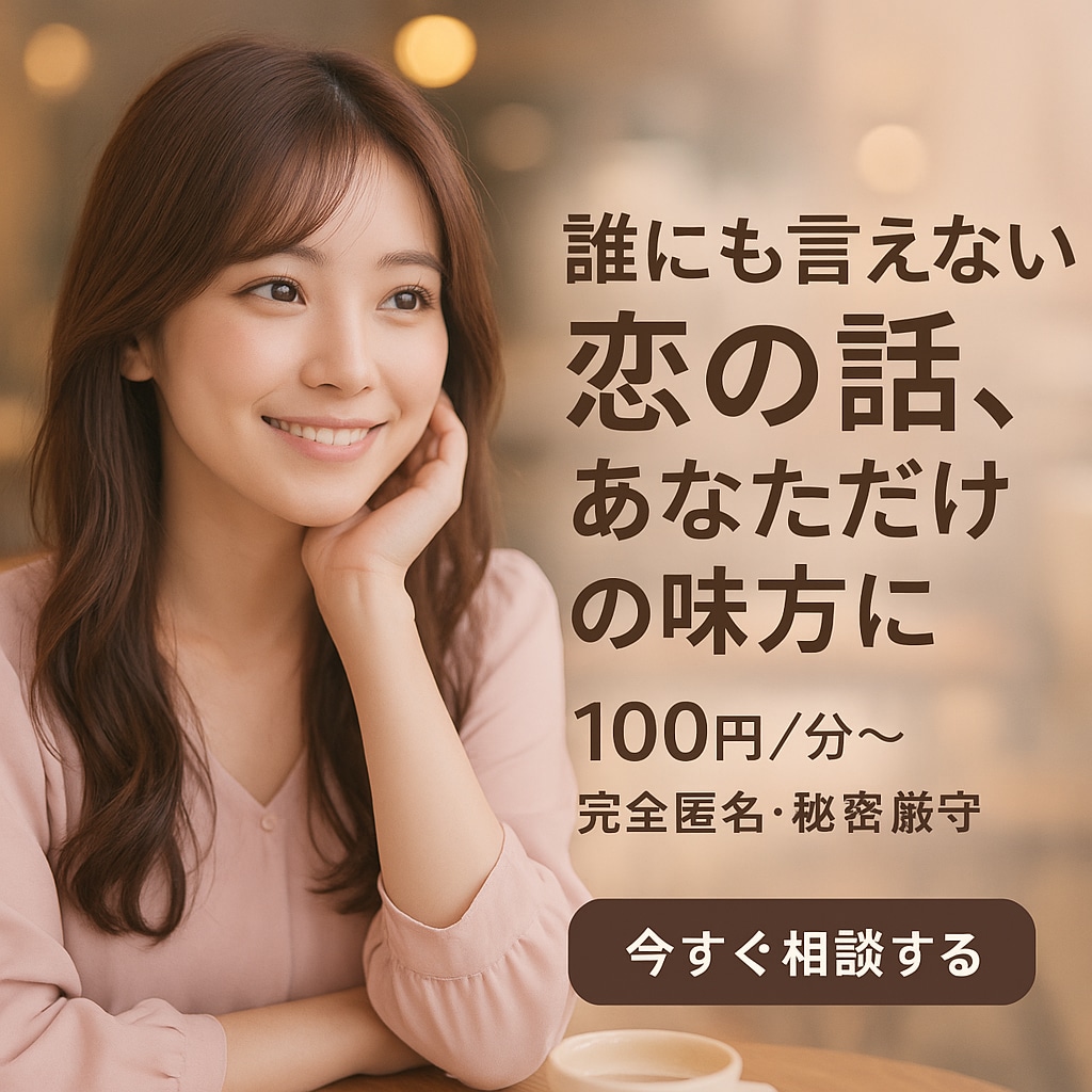 恋愛・仕事のお話聞きます♡あなたの味方になります どんな話も否定せず、そっと寄り添います✨ イメージ1