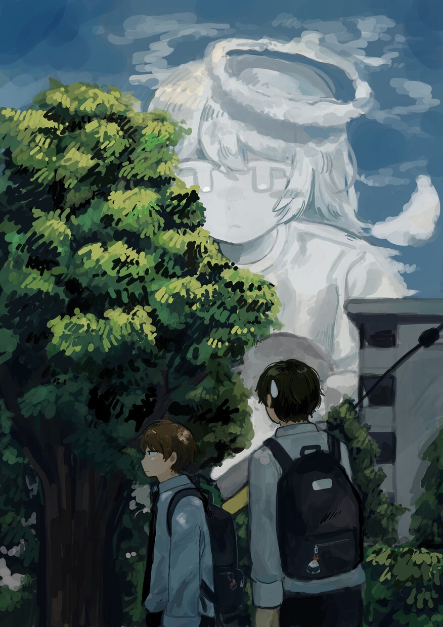 背景＋キャラクターイラスト描きます キャラがそこにいるような風景＋キャラの絵を描きます イメージ10