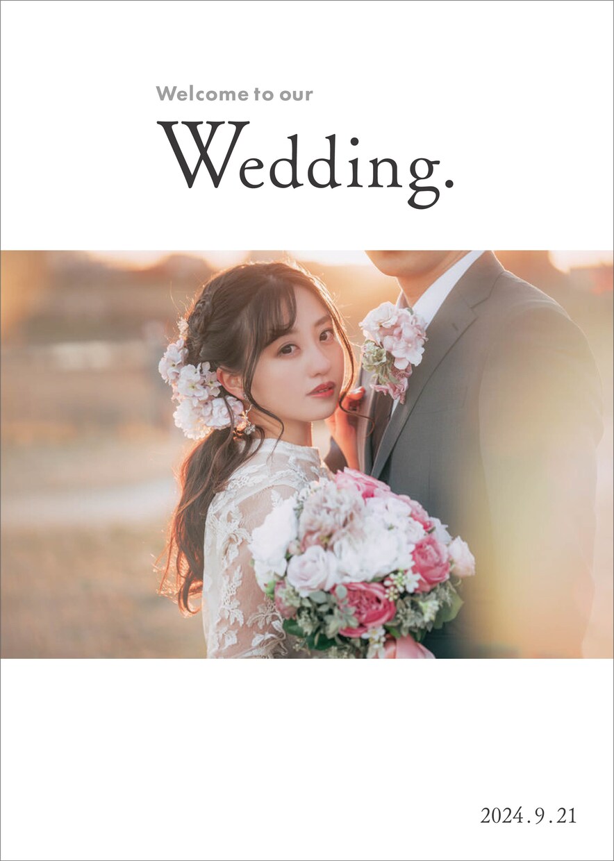 新郎新婦のプロフィールブックを作成します 自由にご要望をお伝えください！良いものを一緒に作りましょう！ イメージ1