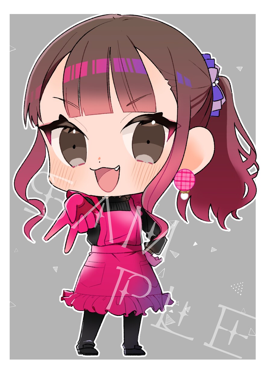 かわいい☆かっこいいミニキャラ作成します あなたのお気に入りの一枚お描きします☆ イメージ4