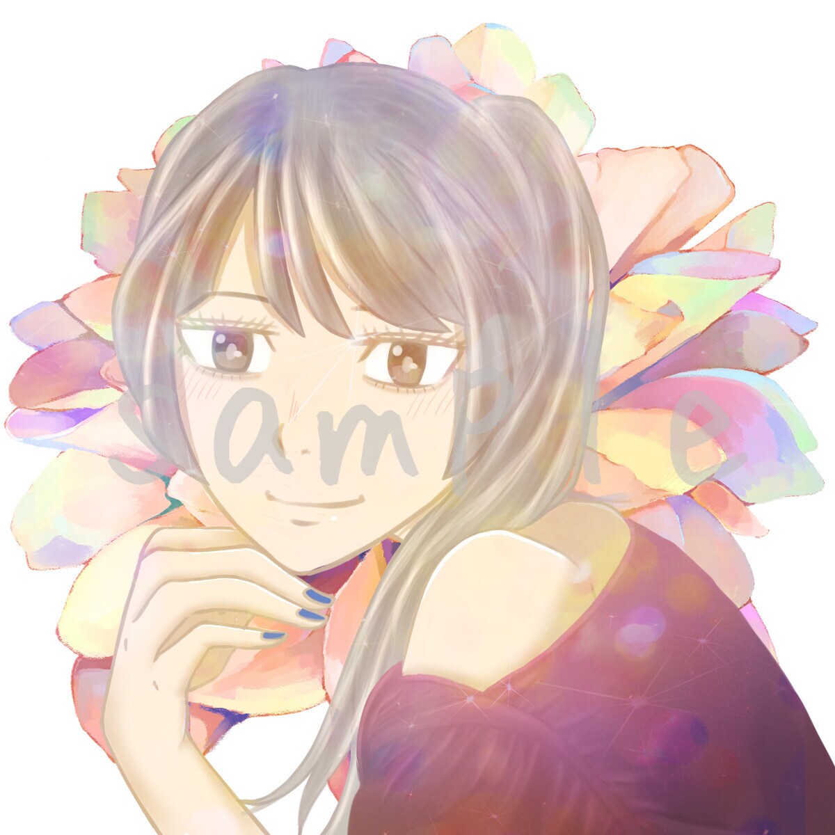 貴方だけのオリジナルアイコンを届けます 誰とも被らないオリジナルのイラストを作成してみませんか？ イメージ3