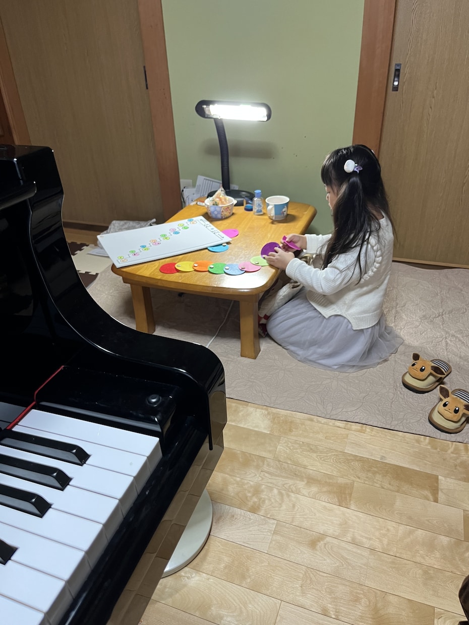 ３分で身につく知育・絶対音感レッスンしております 2〜6歳　対象の音感教育　ピアノレッスン イメージ3