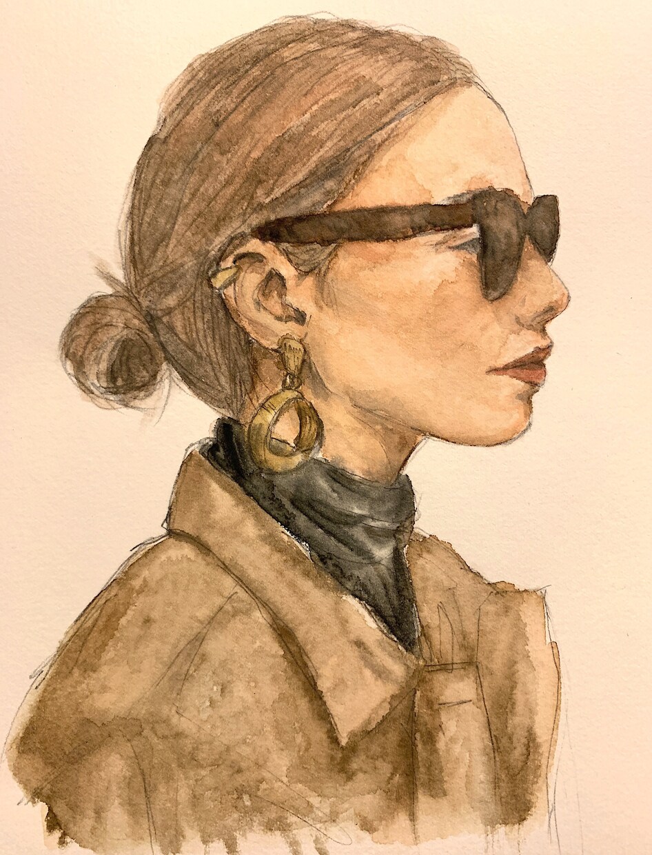 水彩絵具で優しいタッチの似顔絵お描きします 東京都内で活動中のプロのイラストレーターです。 イメージ8