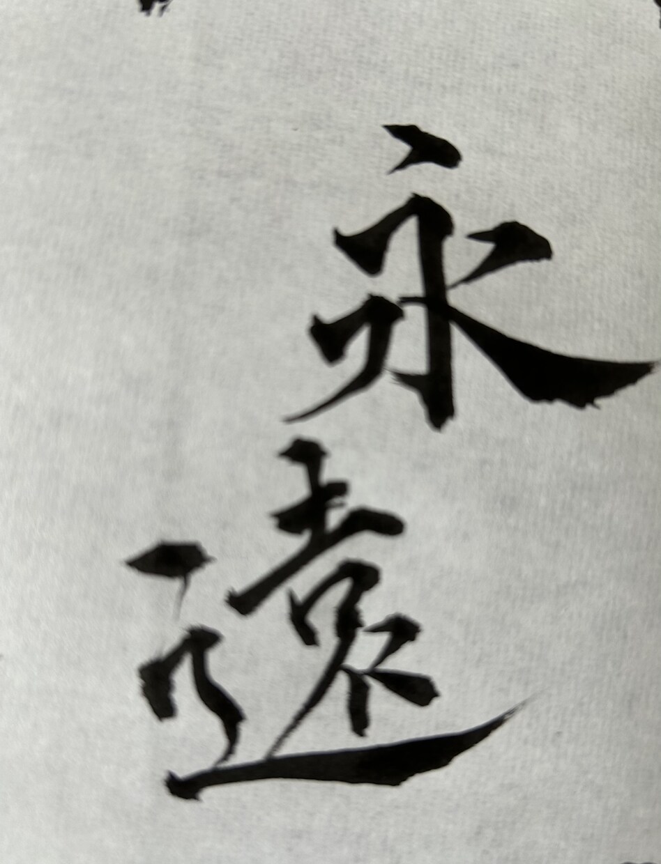 筆ペンでオリジナルのデザイン書きます お好きな文字を、黒、カラーにてお書きします イメージ7