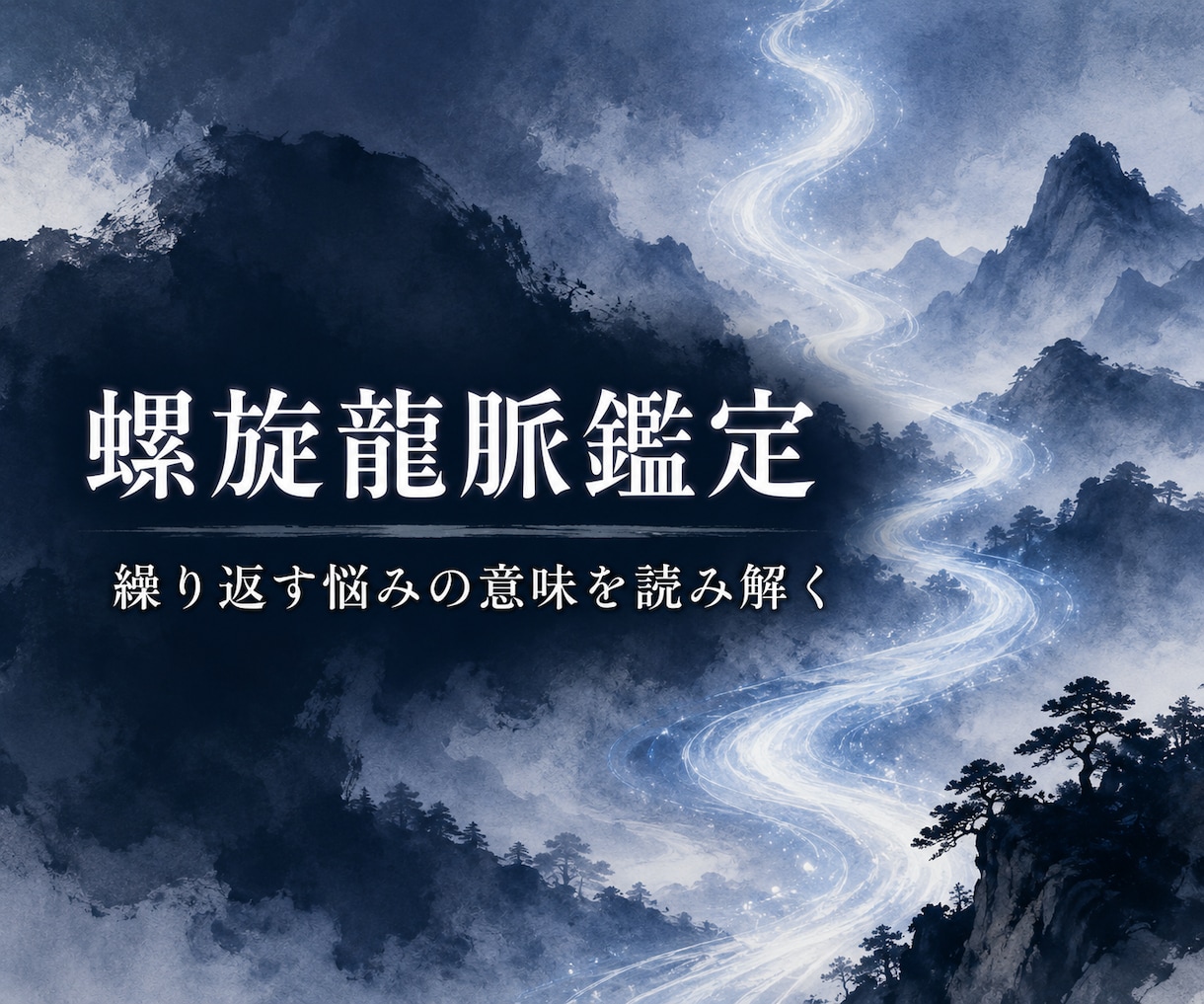 繰り返す悩みの意味を螺旋龍脈で鑑定します 螺旋の先で待つハイヤーセルフが、今のあなたに答えます イメージ1