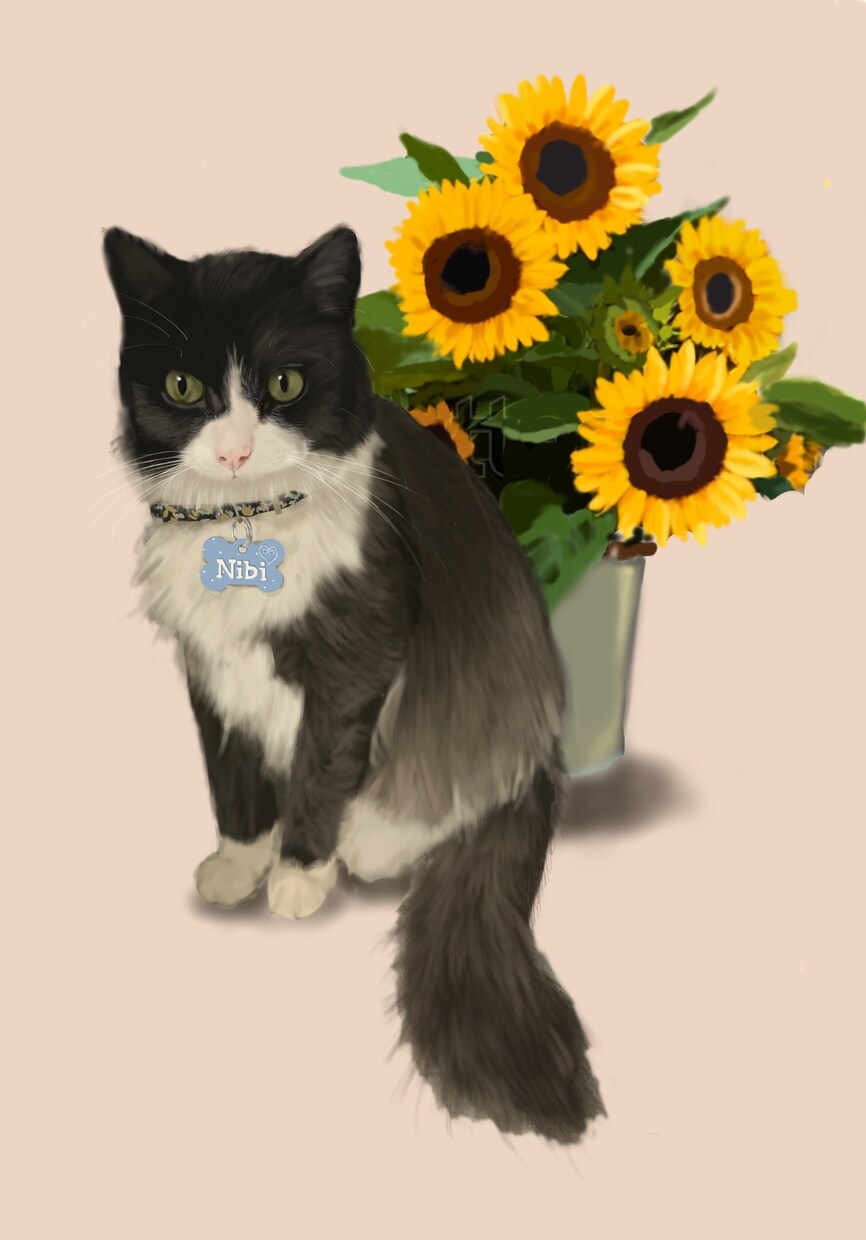 大切なペットの肖像画をお描きします ペットの思い出を写真とは違った、肖像画にして飾りませんか？ イメージ7