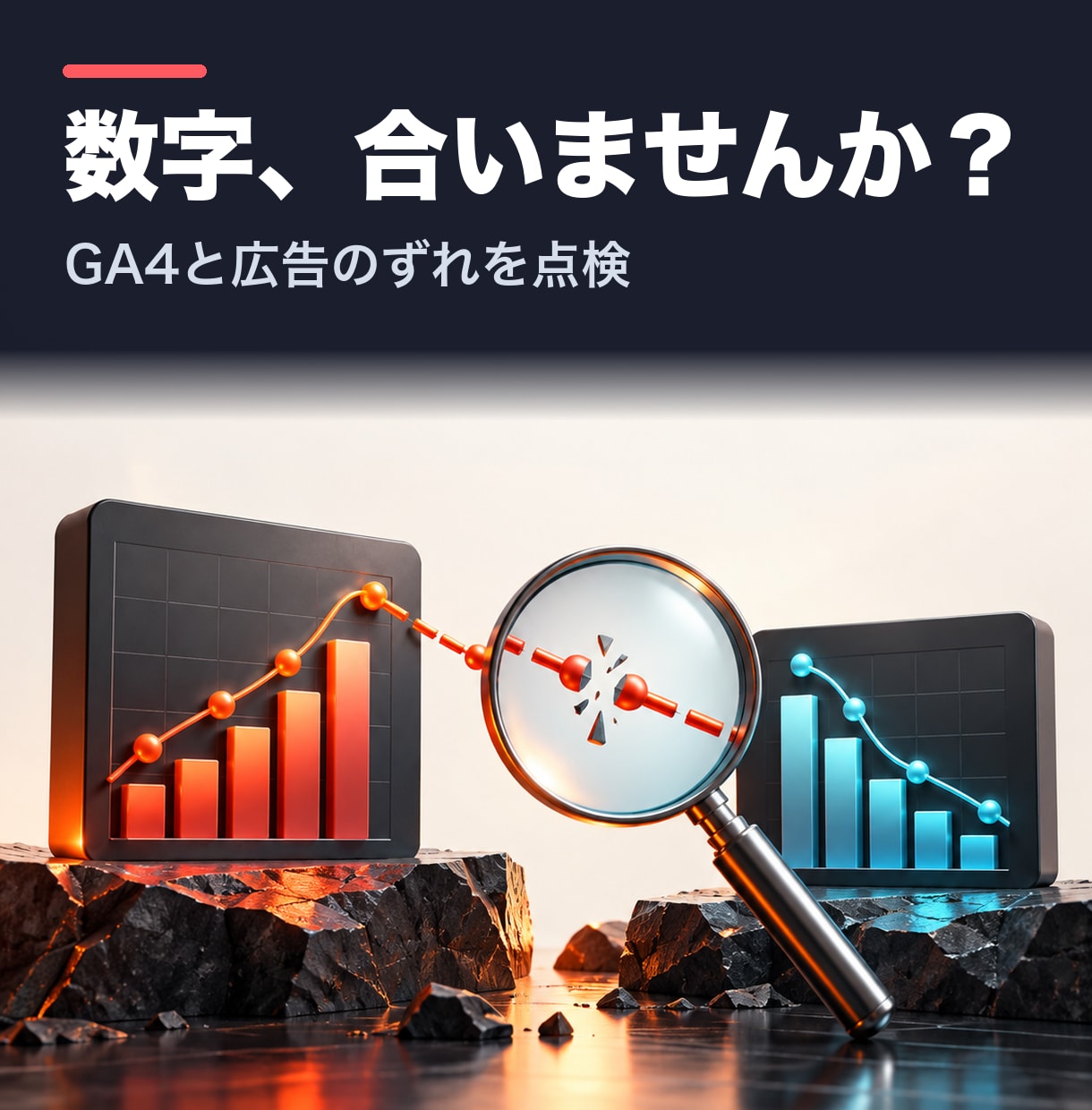 GA4と広告の計測ずれを診断します 誰が設定したか分からない計測を点検します イメージ1