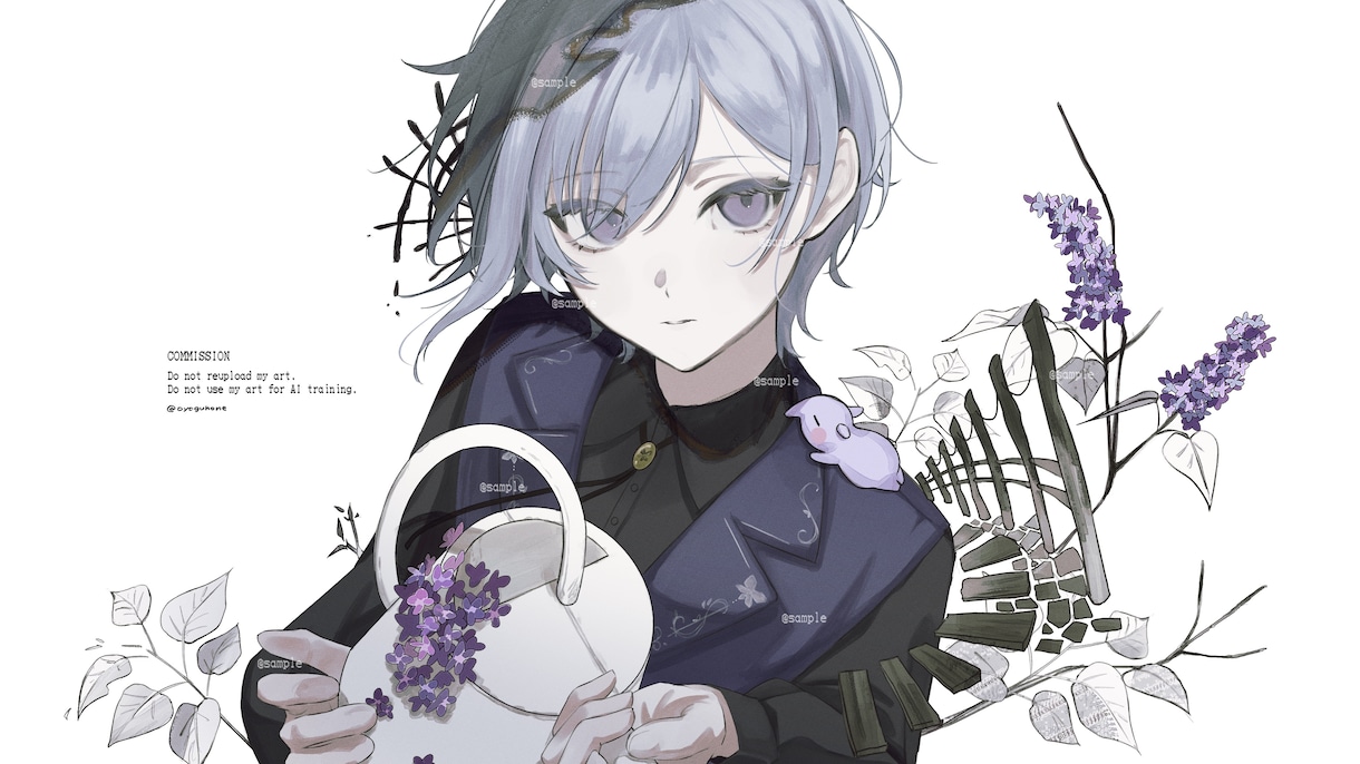 イラスト全般お描きします アイコン、動画用、TRPG立ち絵、キャラクターデザイン等 イメージ1