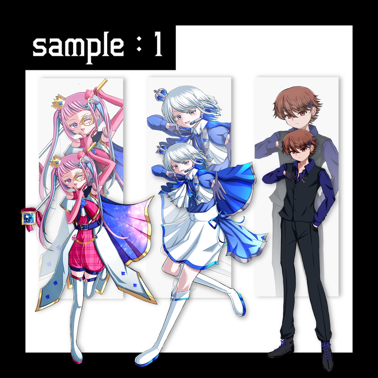イラスト制作します 自分だけの立ち絵・一枚絵が欲しい方へ！ イメージ4