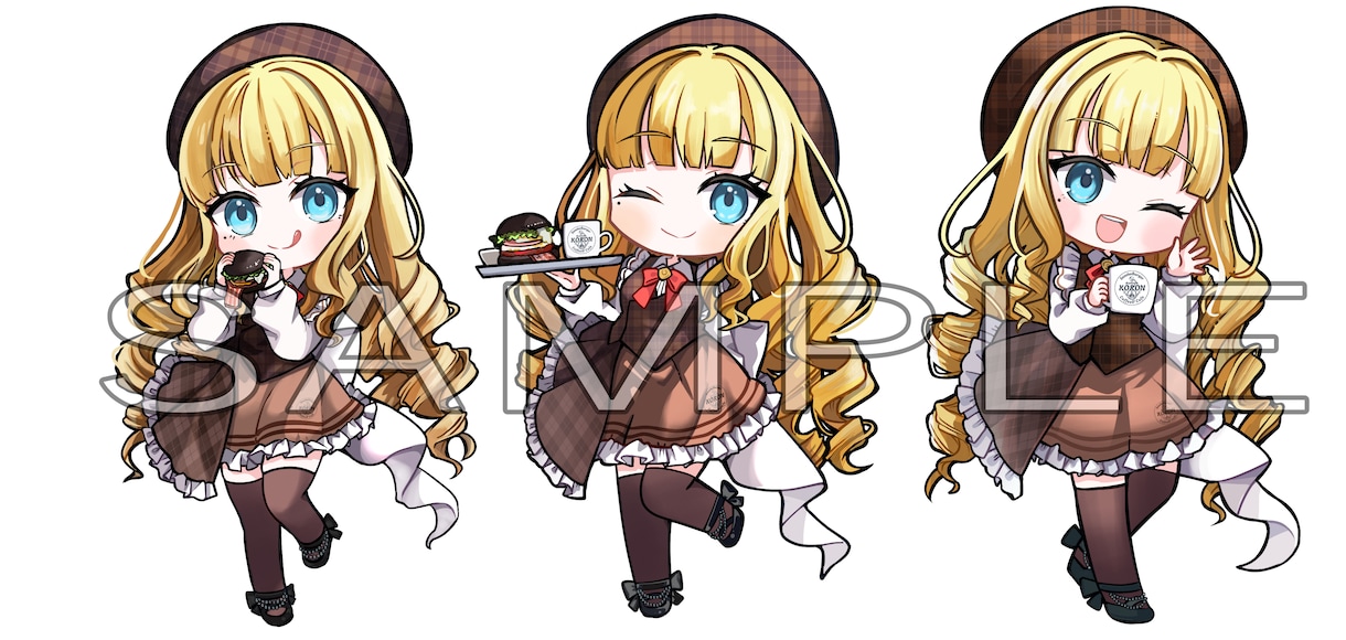 カワイイSDキャラ（ミニキャラ）描きます スピード納品、アイコン・サムネイラスト・グッズにオススメ！ イメージ8