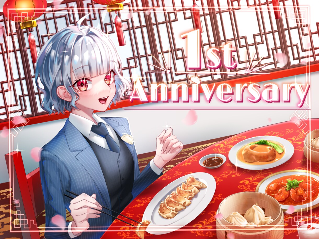ビビッドで目を引く1枚絵を制作します VTuber様のサムネイル、1枚絵を華やかに✨ イメージ2