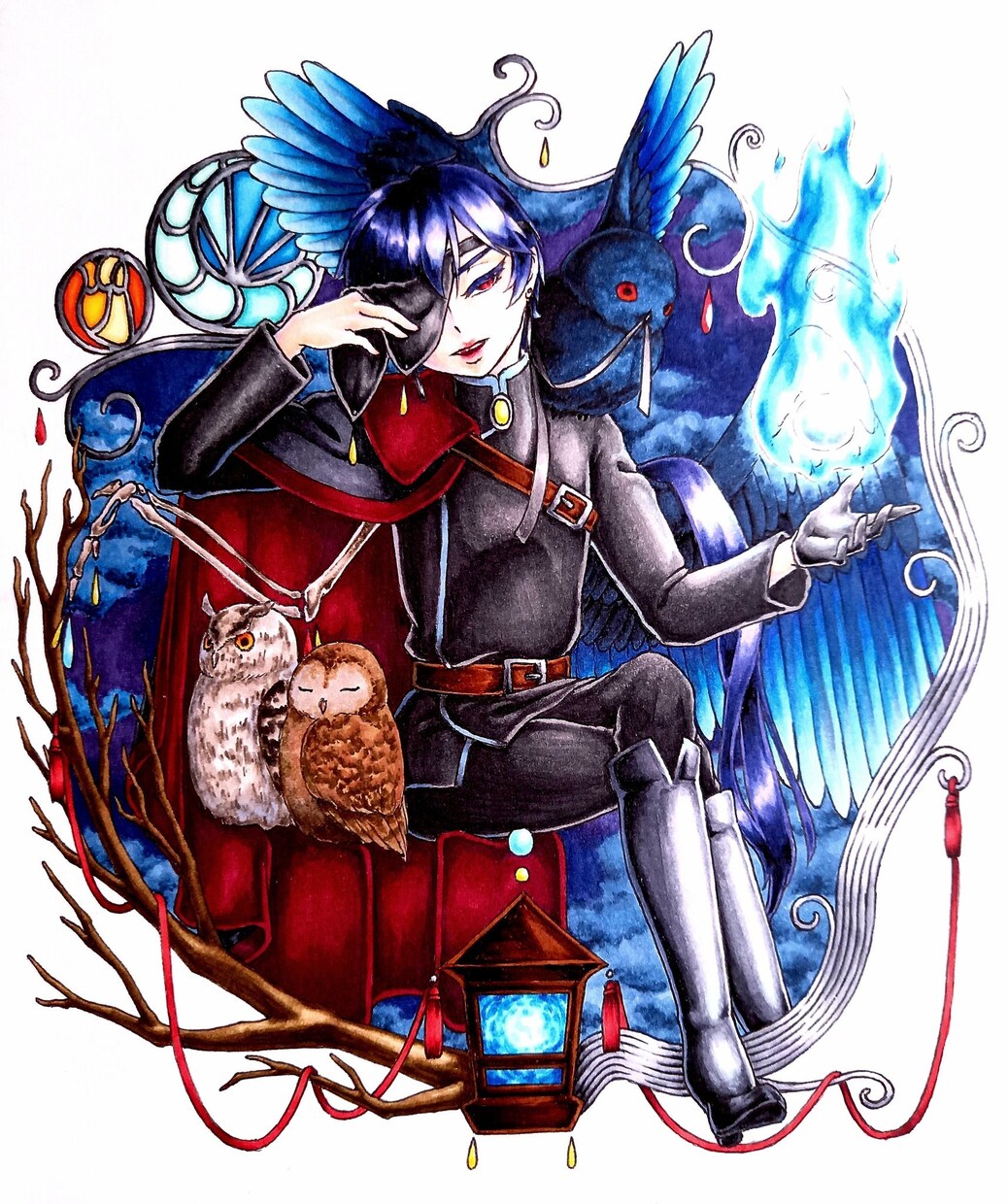 ご要望のイラスト作成いたします ファンタジックなテイストで、TRPG立ち絵やバースデー色紙に イメージ4
