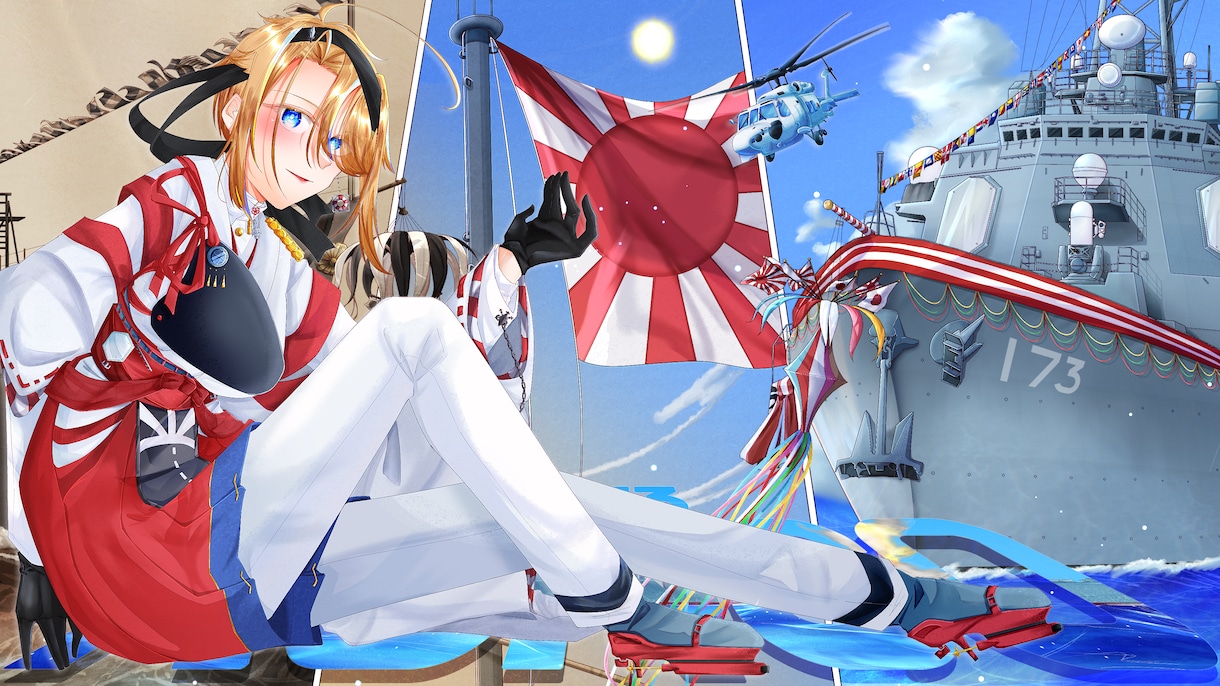 背景まで凝った描き込み細かめのイラスト制作します 動画サムネやお祝いイラスト、同人誌の表紙や挿絵に。 イメージ1