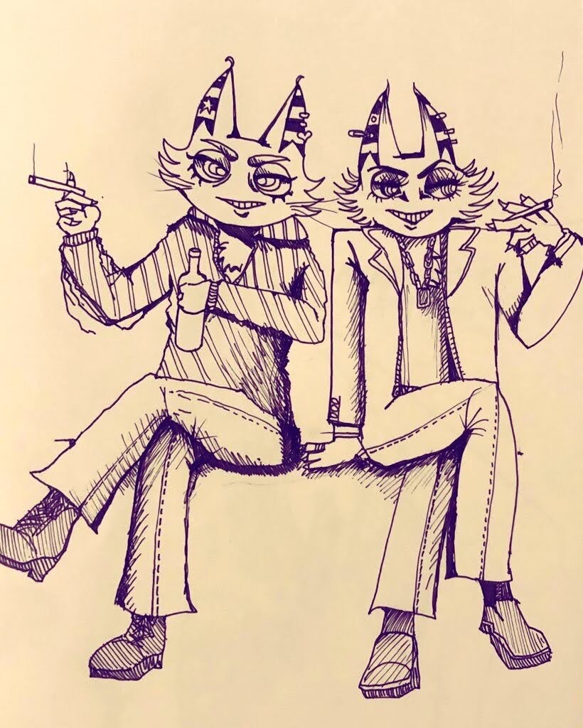 おしゃれで個性的なイラスト描きます 商用利用OK！挿絵、表紙、WEB、ポスターなどに！ イメージ6