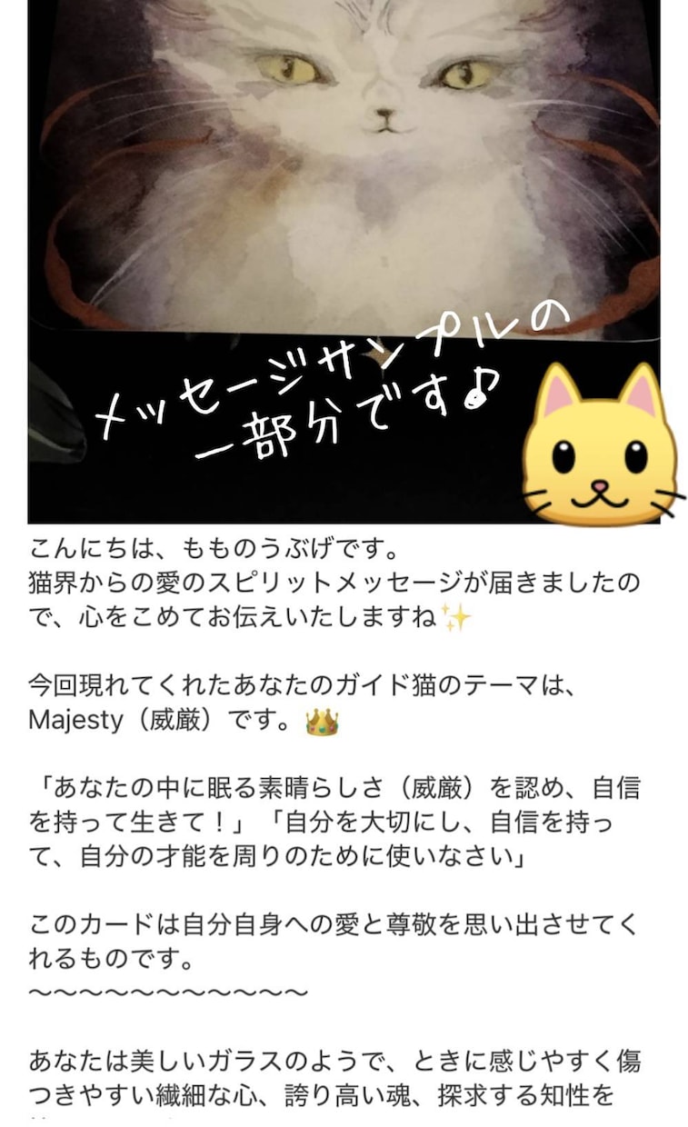 猫のオラクルカードでメッセージを届けます ネコ世界から届く愛と癒やしのスピリットメッセージ イメージ9