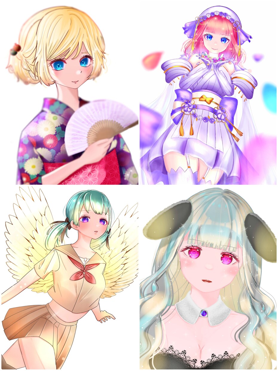 SNSのプロフィール画像、アイコン画像を描きます かなりお安く、丁寧にお作りします！ イメージ2