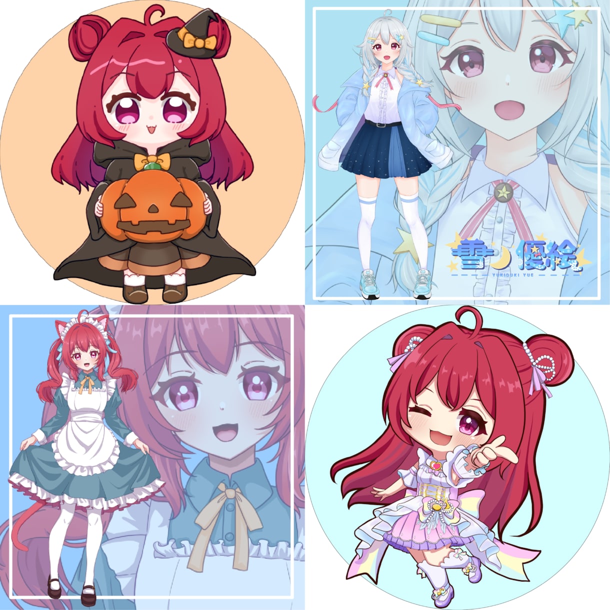 商用込み！かわいいキャラクターイラスト制作します 一枚絵・立ち絵・SDキャラ・グッズ制作お任せください！ イメージ4