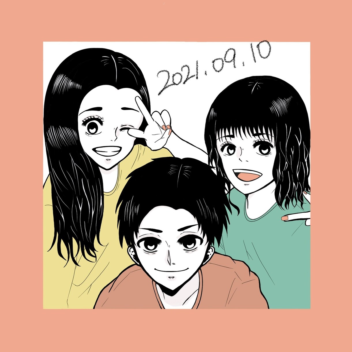 ポップで可愛い人物イラストを作成します アイコンイラストから思い出の写真のイラストまで作成します♪ イメージ4