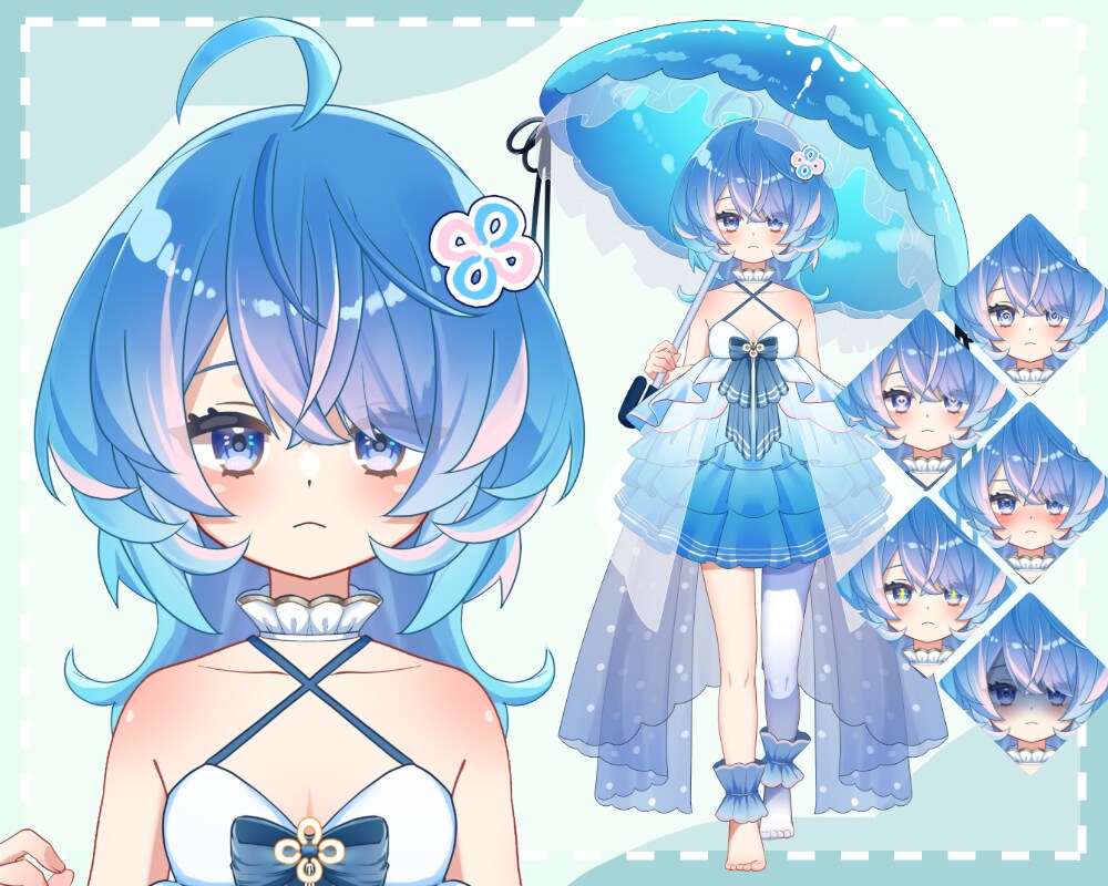 高可動域！Vtuberモデルを制作いたします フルデザイン+Live2Dモデリング込みの一括制作OK✨️ イメージ2