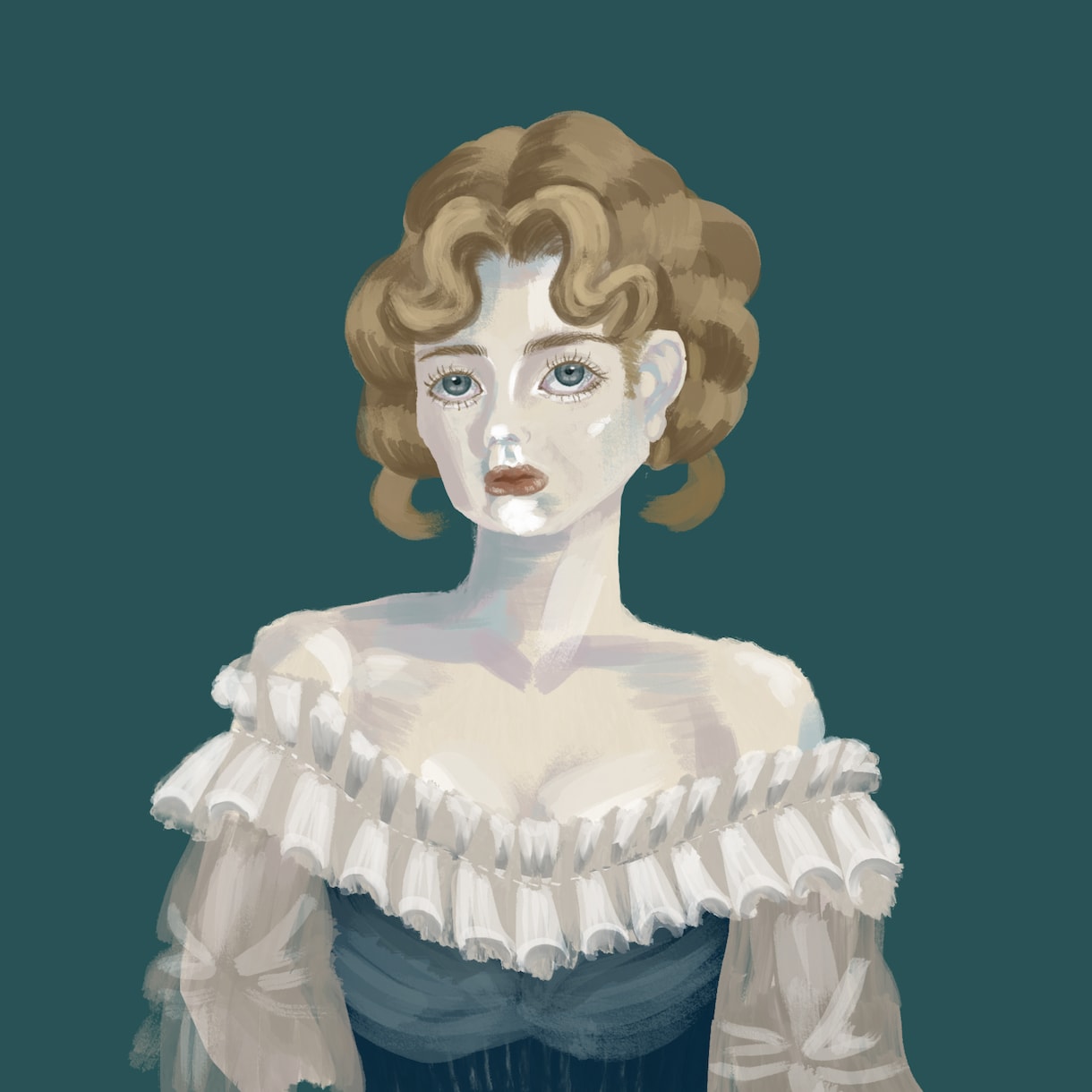 儚げで美しいアイコンイラスト描きます ✤独特な油絵タッチイラストで、貴方の世界観を表現✤ イメージ1
