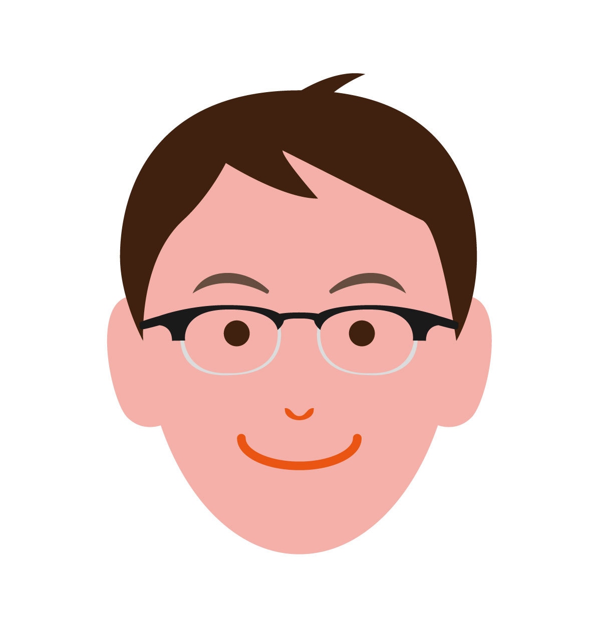 フラットでクリーンな似顔絵アイコンを制作します プロのイラストレーターが、最短即日で納品いたします♪ イメージ1