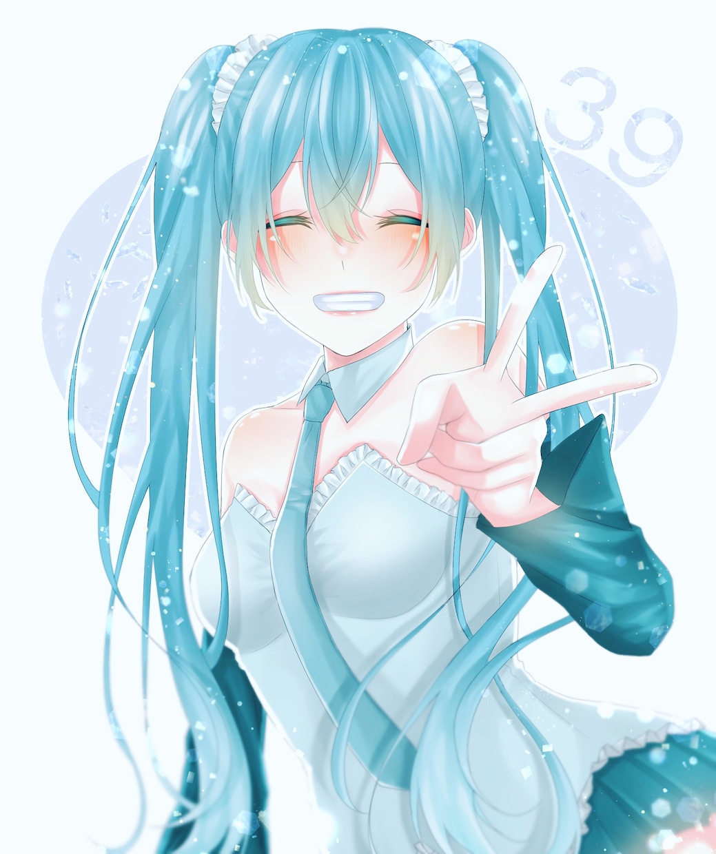 イラストの作成します 星や水等青色でキラキラしたイラストが得意です！ イメージ2