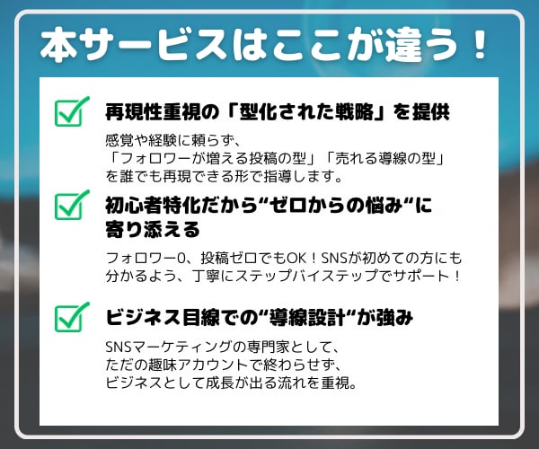 Pro認定の私があなたのインスタをコンサルします “ビジネス”の成果が出るアカウント設計を実現！ イメージ4