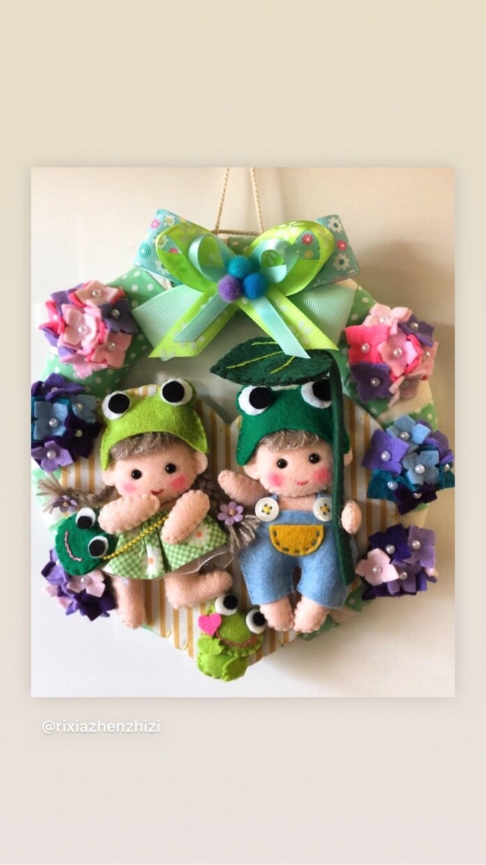 ハンドメイド のウエディングリースを製作します 世界に一つのオリジナルリース☆ あなたを笑顔にしたいです。 イメージ9