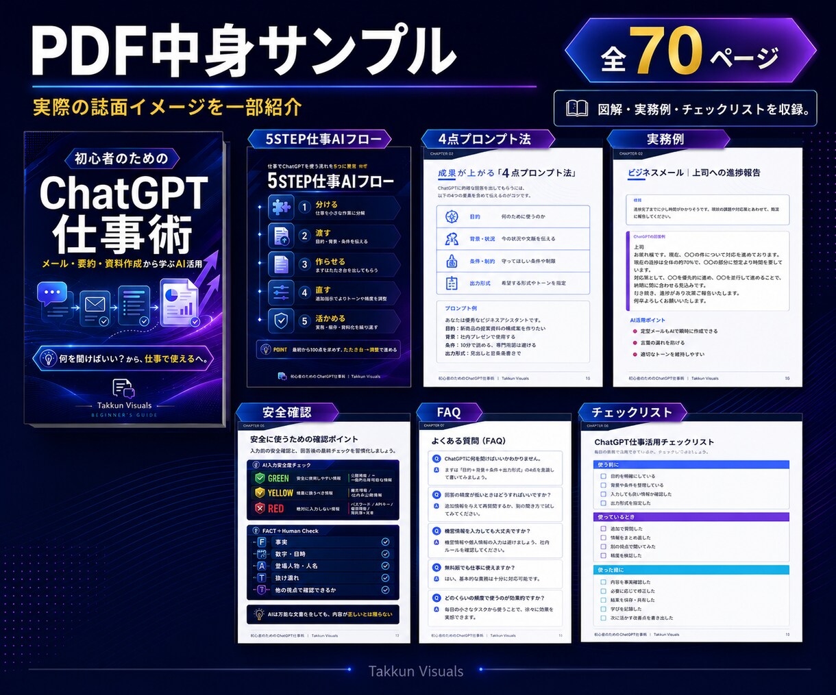 初心者向けChatGPT仕事術を提供します 要約・資料作成から学べるAI仕事術 イメージ8