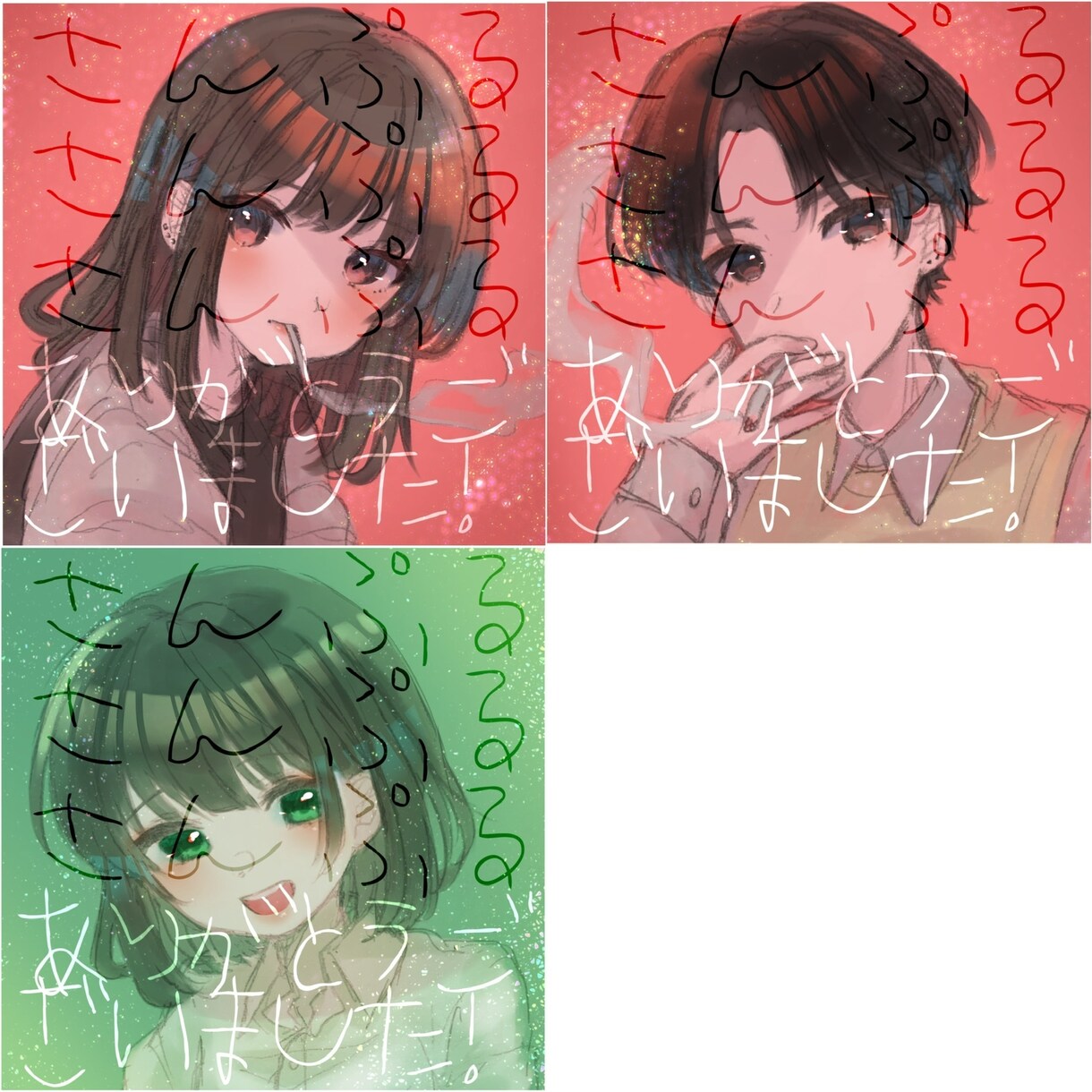 SNSで使えるアイコン描きます 安くて早い！自分だけのアイコン作成いたします！ イメージ4
